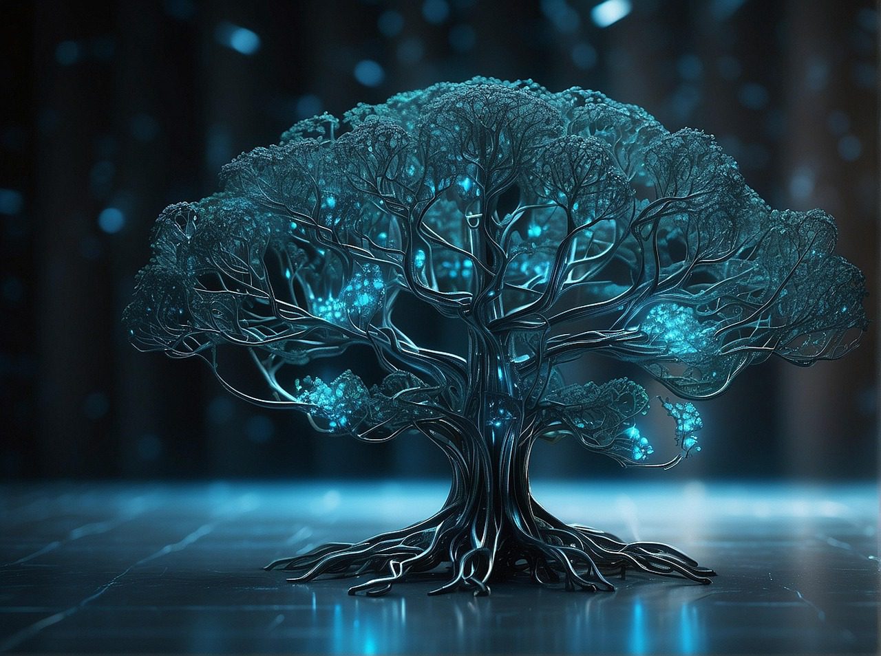 Illustration symbolique des guides spirituels, de la guidance intérieure et de la présence subtile