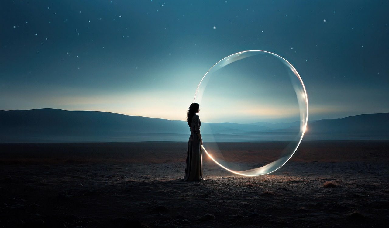 Illustration symbolique des vies antérieures et de la mémoire de l’âme