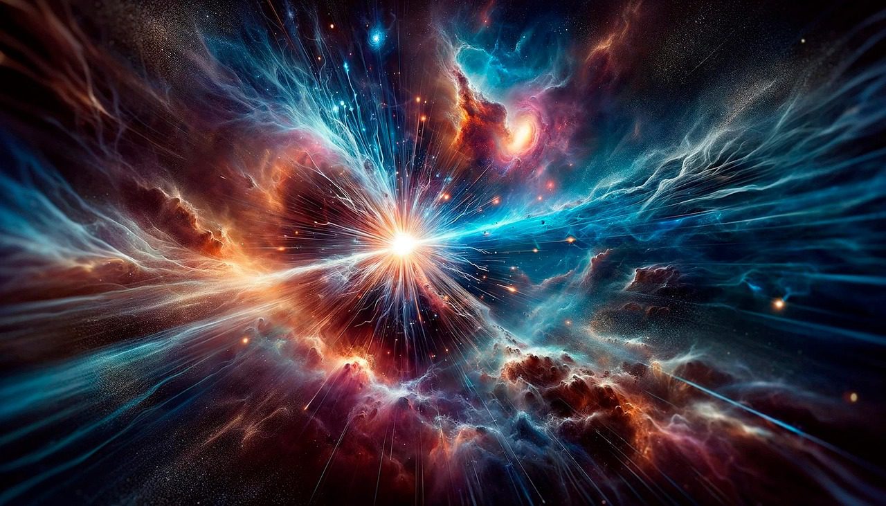 Illustration symbolique des guides galactiques et de la conscience cosmique